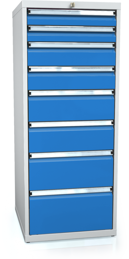 Drawer cabinet 1373 x 555 x 600 - 8x drawers